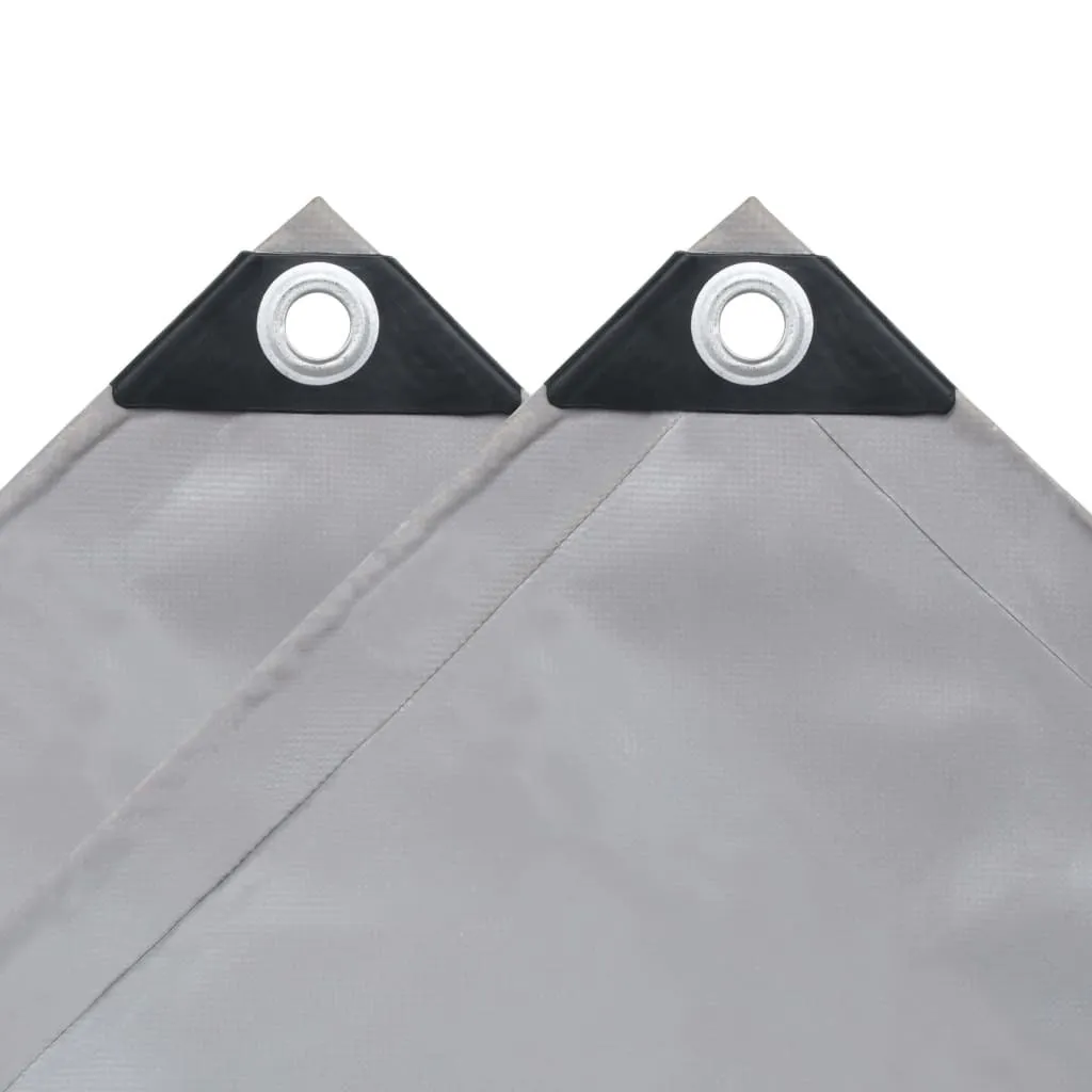 13.1'x26.2' Gray Dedicated support Tarpaulin 2.1 oz/ft Quick shipping