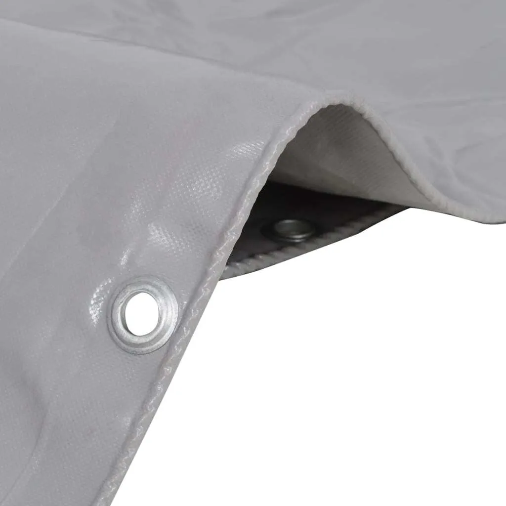13.1'x26.2' Gray Dedicated support Tarpaulin 2.1 oz/ft Quick shipping