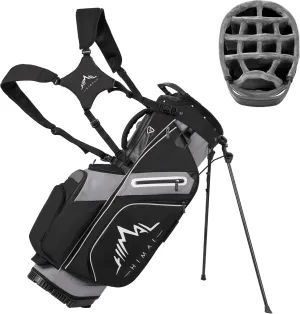 14-Way Golf Stand Bag,Premium Lightweight Golf Bag with Full-Length Dividers, Interchangeable PE-Padded Straps & Stabilizing Kickstand - Plush-Lined Top with Waterproof Cover