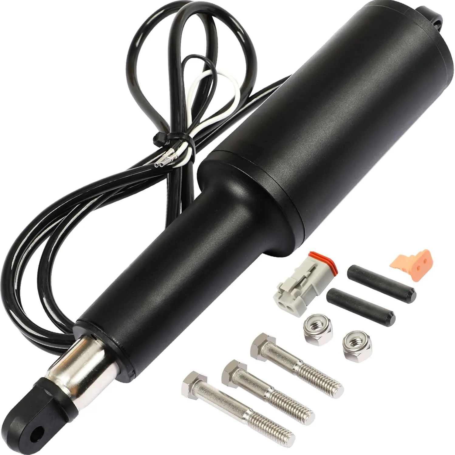 15054-001 Boat Trim Tab Actuator Fit for Lenco Marine | Fit for Lenco 20400-001, Actuator Trim Tabs Kit with 2.25" Stroke,12 V,5/16"Top Hole and 6" Wire Length