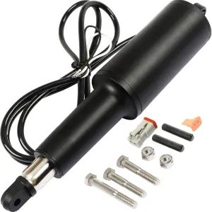 15054-001 Boat Trim Tab Actuator Fit for Lenco Marine | Fit for Lenco 20400-001, Actuator Trim Tabs Kit with 2.25" Stroke,12 V,5/16"Top Hole and 6" Wire Length