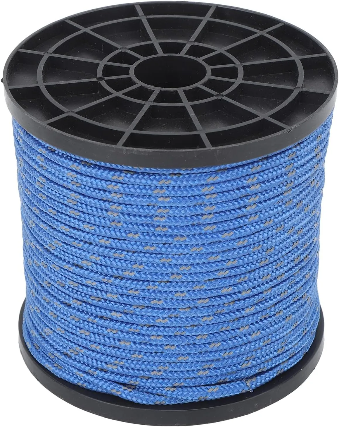 164ft Reflective Camping Rope, 4mm Tent Cord Guyline Rope Polyester Paracord Rope for Tent Tarp,Climbing,Hiking Backpacking (Blue)