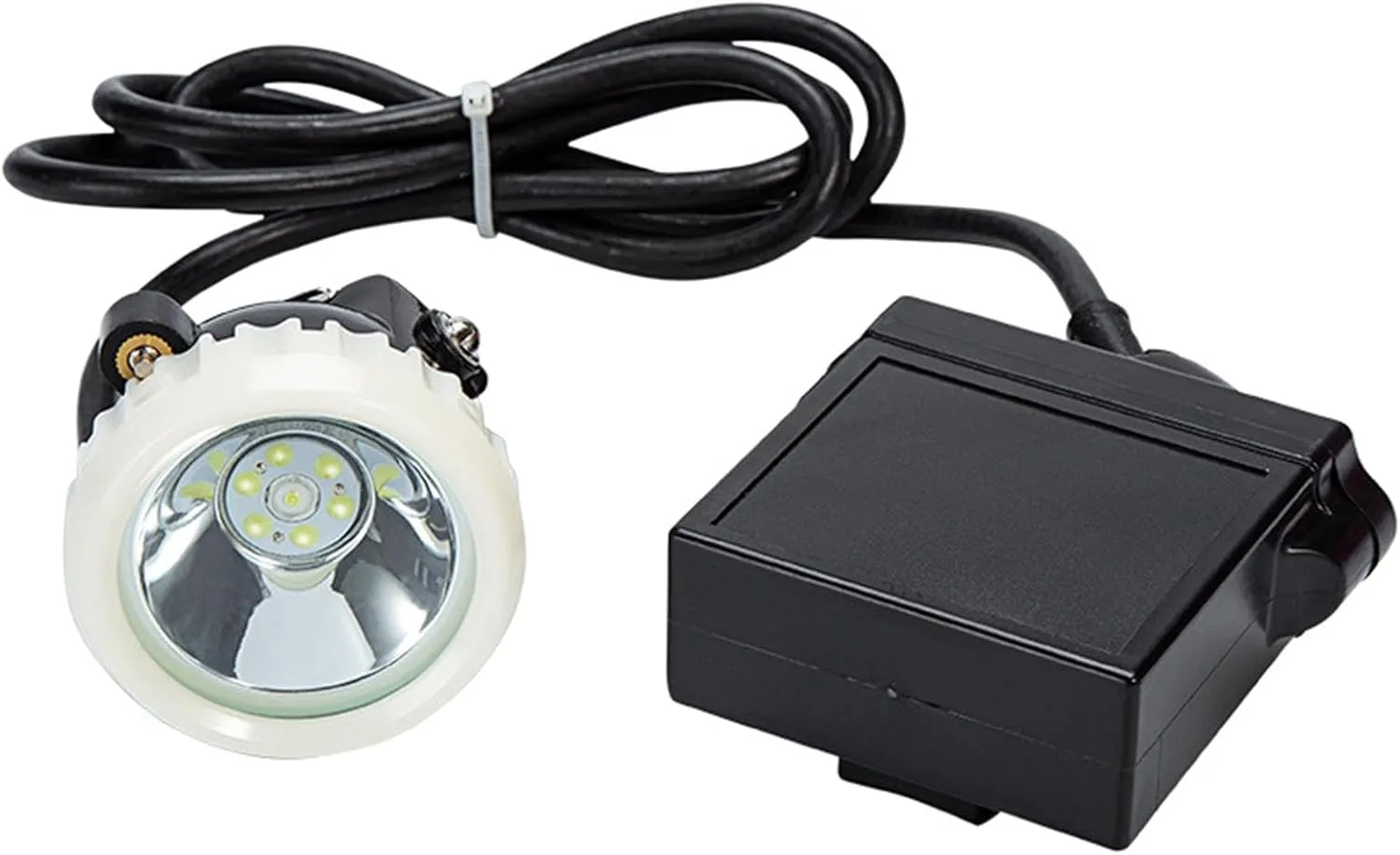 1W Portable Head Mounted Rechargeable Mining Lamp, Waterproof and Explosion-Proofminingnightworkcampingheadlight,Suitable for Flood Rescue