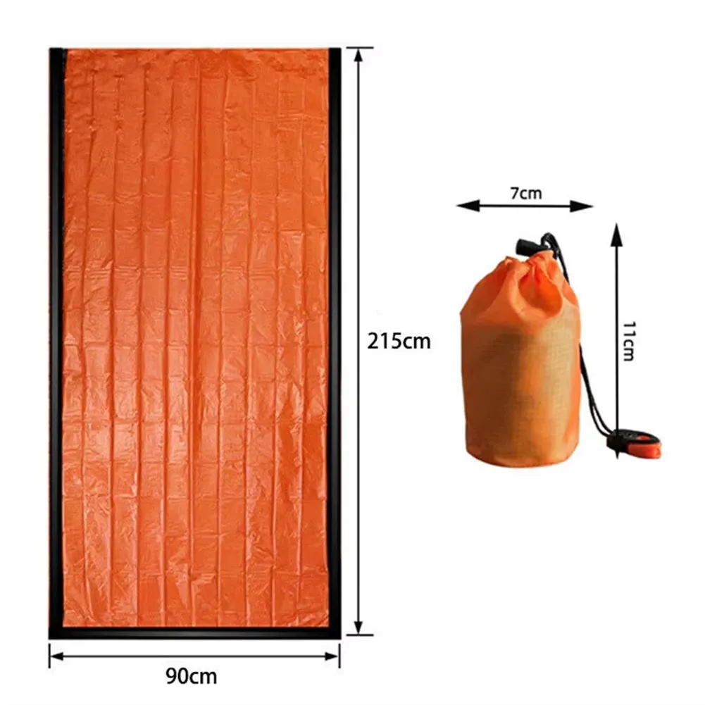 2/4/6/8 Pack Emergency Sleeping Bag Survival Gear Bivy Sack Blanket Waterproof Outdoor Camping Survival Thermal Sleeping Bag