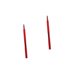 2pcs Handy Lip Brush Lipstick Applicator Makeup Brush Set Angled Perfect for Travel