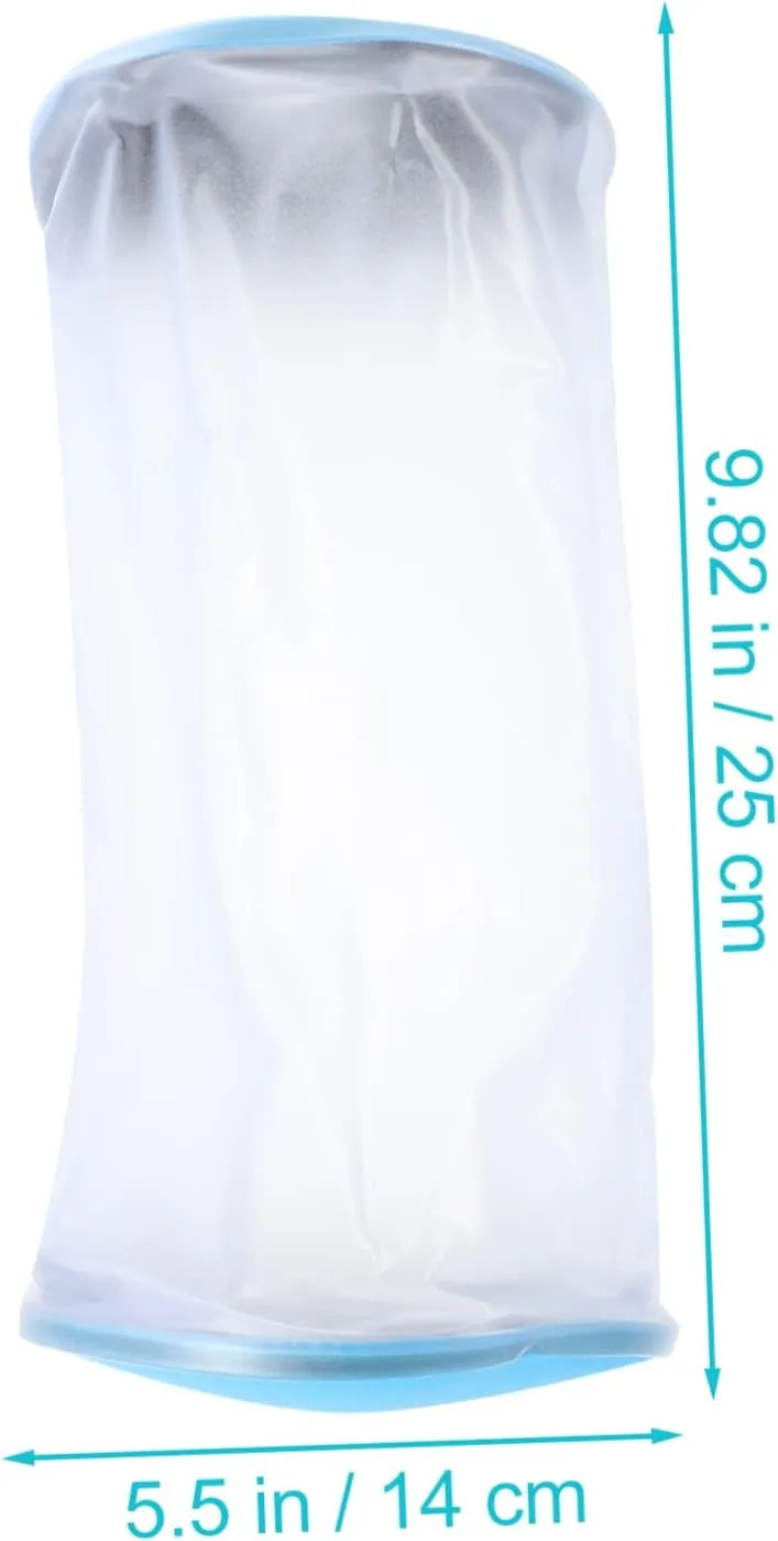 3 Pcs Shower Arm Cast Cover Hand Cast Plaster Protector Non Slip PVC Material