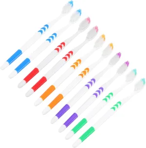 30Pcs Travel Toothbrush Disposable Oral for Home Hotel Use Ergonomic Handle Bristles for Food Particle Removal for Travel and Daily