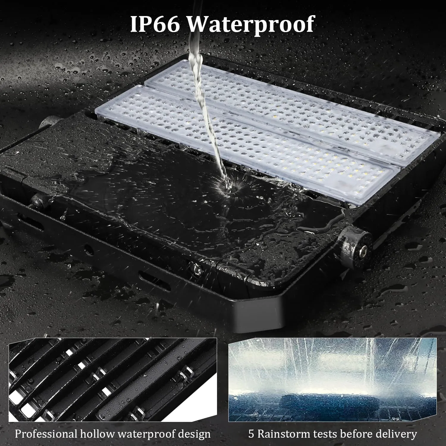 36000LM LED Stadium Flood Light Commercial 1500W Equivalent LED Arena Lighting Wall Mount Floodlights Outdoor 5500K 85-277V Waterproof 240W Shoebox Fixture for Court,Street,Yard 3 Pack