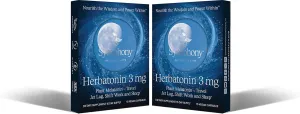 3mg - The First Natural Plant Melatonin Adult Sleep Aid, Circadian Rhythm Support for Jet Lag, Shift Work, General Sleeplessness – (Includes 2 Travel Packs: 30 Pure Vegan Capsules)