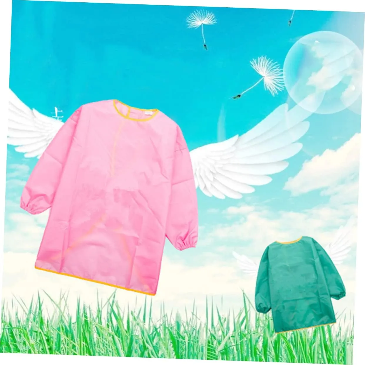 3pcs Children Art Smock Kid Art Smock Painting Smock Waterproof Painting Apron Painting Clothes Water