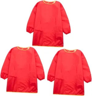 3pcs Children Art Smock Kid Art Smock Painting Smock Waterproof Painting Apron Painting Clothes Water