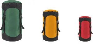 3pcs Compression Stuff Sack Set, Lightweight Sleeping Bags Storage Compression Sack, More 40% Storage for Camping, Hiking, Backpacking Trip 5L 8L 18L