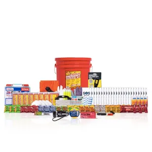 4 Person Home Survival Kit - Premium with New Millennium Bars