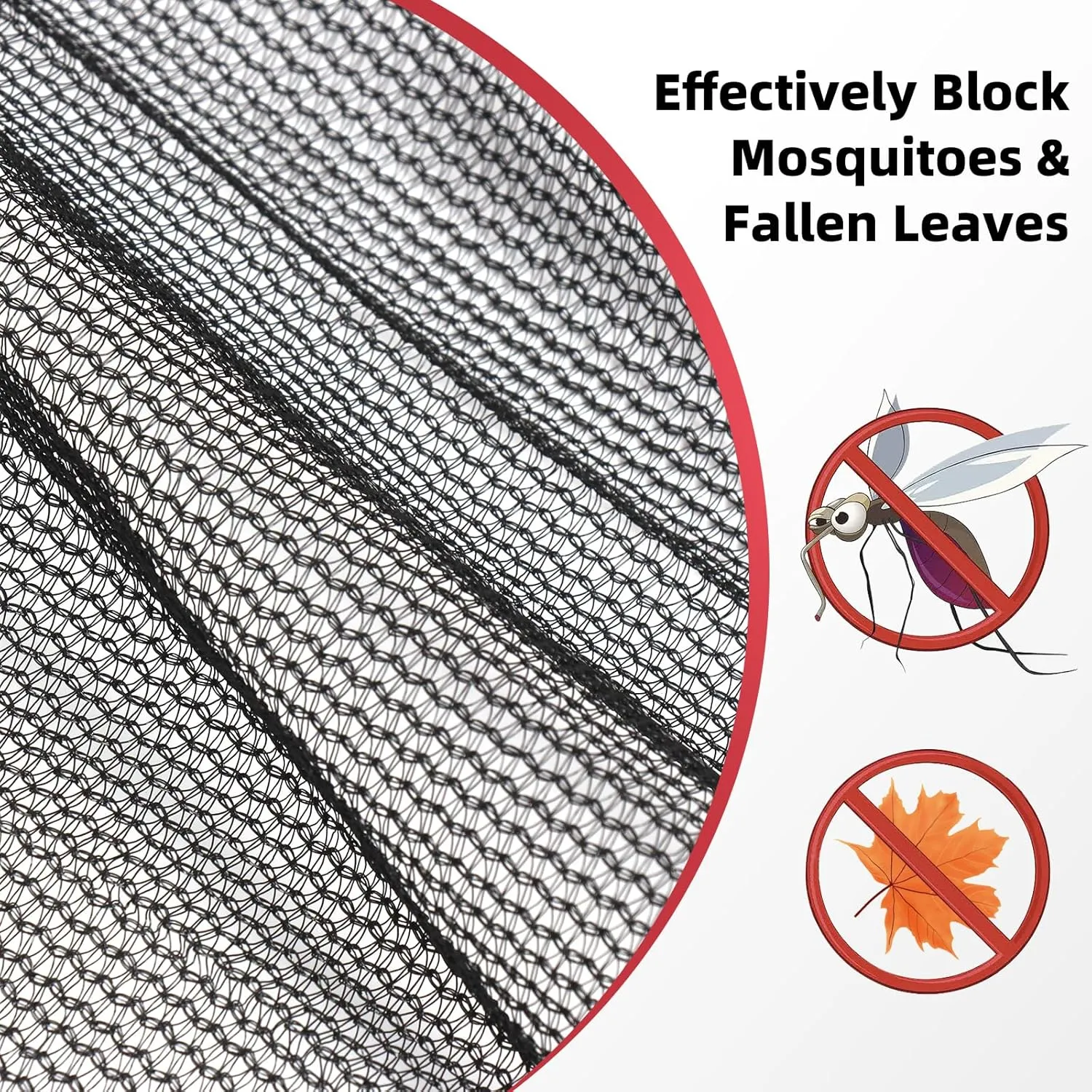40% Shade Cloth, 8x10FT Black Heavy Duty Mesh Screen Tarp with Grommets for Patio, Canopy, Garden, Porch, Greenhouse, Pools, Garage
