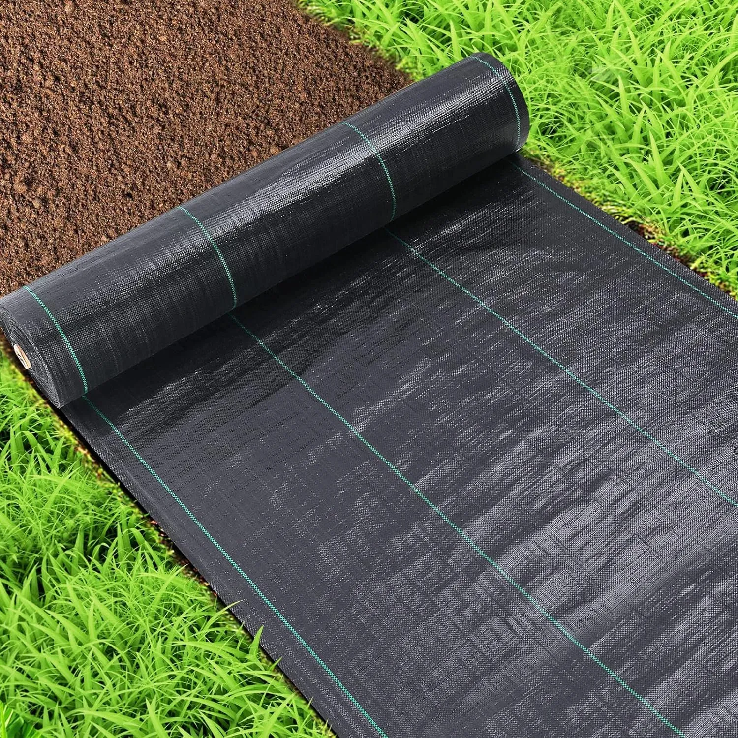4ftx300ft Garden Landscape Fabric Weed Barrier Fabric Heavy Duty,Weed Blocker Fabric, Geotextile Fabric Under Gravel,Garden Tarp to Prevent Weeds, Landscaping Fabric, Driveway Fabric