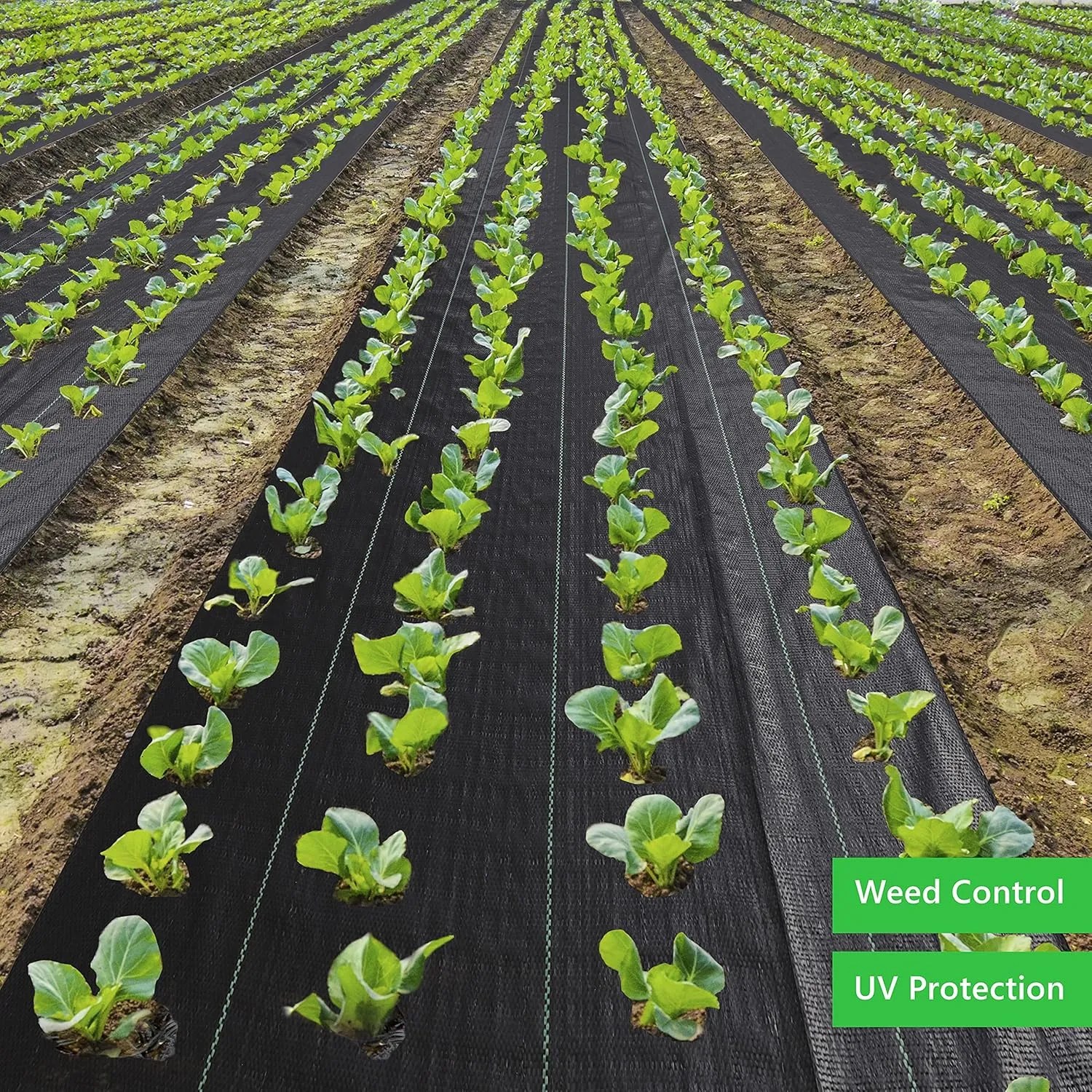 6ft x 330ft Landscape Fabric Weed Barrier Heavy Duty,3.2OZ Weed Blocker Fabric,Ground Cover Landscaping Fabric, Weed Tarp for Garden,Weed Fabric Woven
