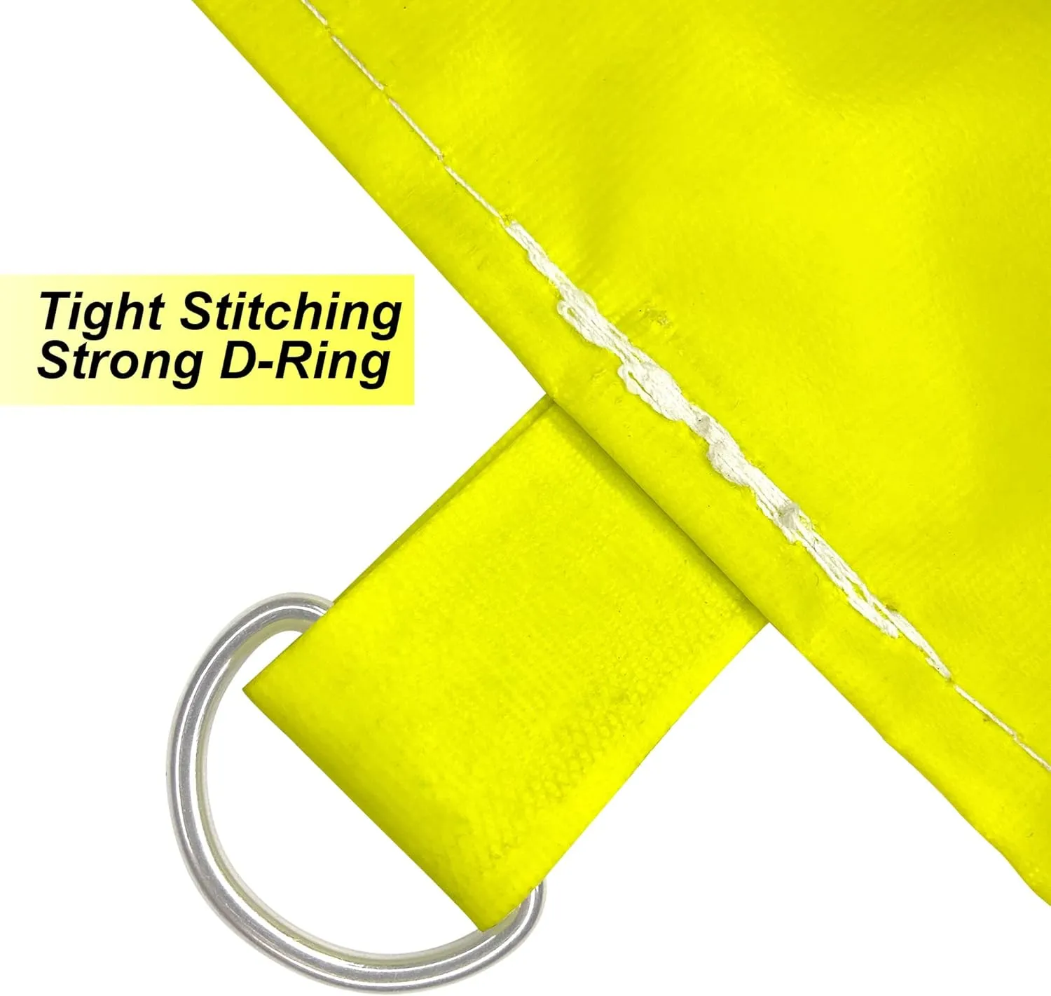 7' X 7' Drain Tarp Heavy Duty Ceiling Leak Diverter Yellow Roof Ceiling Leak Drip Diverter Tarp Kit (7' x 7')