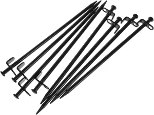 8 Pack Heavy Duty Camping Pegs Aluminum Tent Stakes Tent Mallet for Outdoor Beach and Garden Use