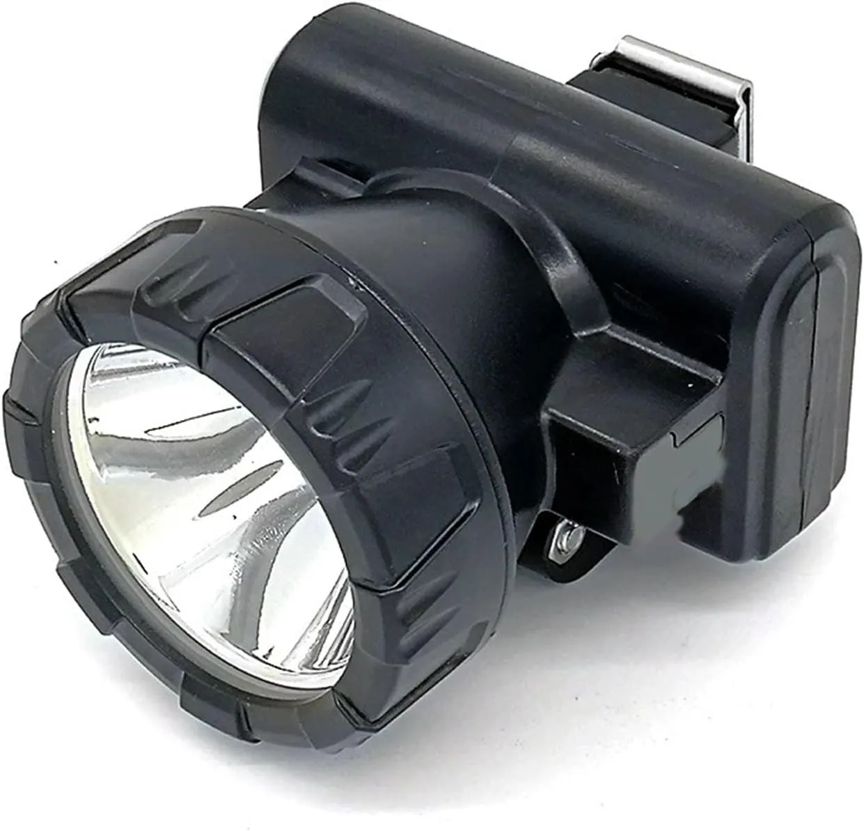 8W Rechargeable Head-Mounted Miner Lamp, Waterproof and Explosion-Proof Mining Work Camping Headlight, Suitable for Cycling, Exploring