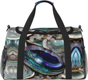 Abalone nacre print Weekender Overnight Carry On Bag Gym Luggage Bag Duffel Bag for Travel Women