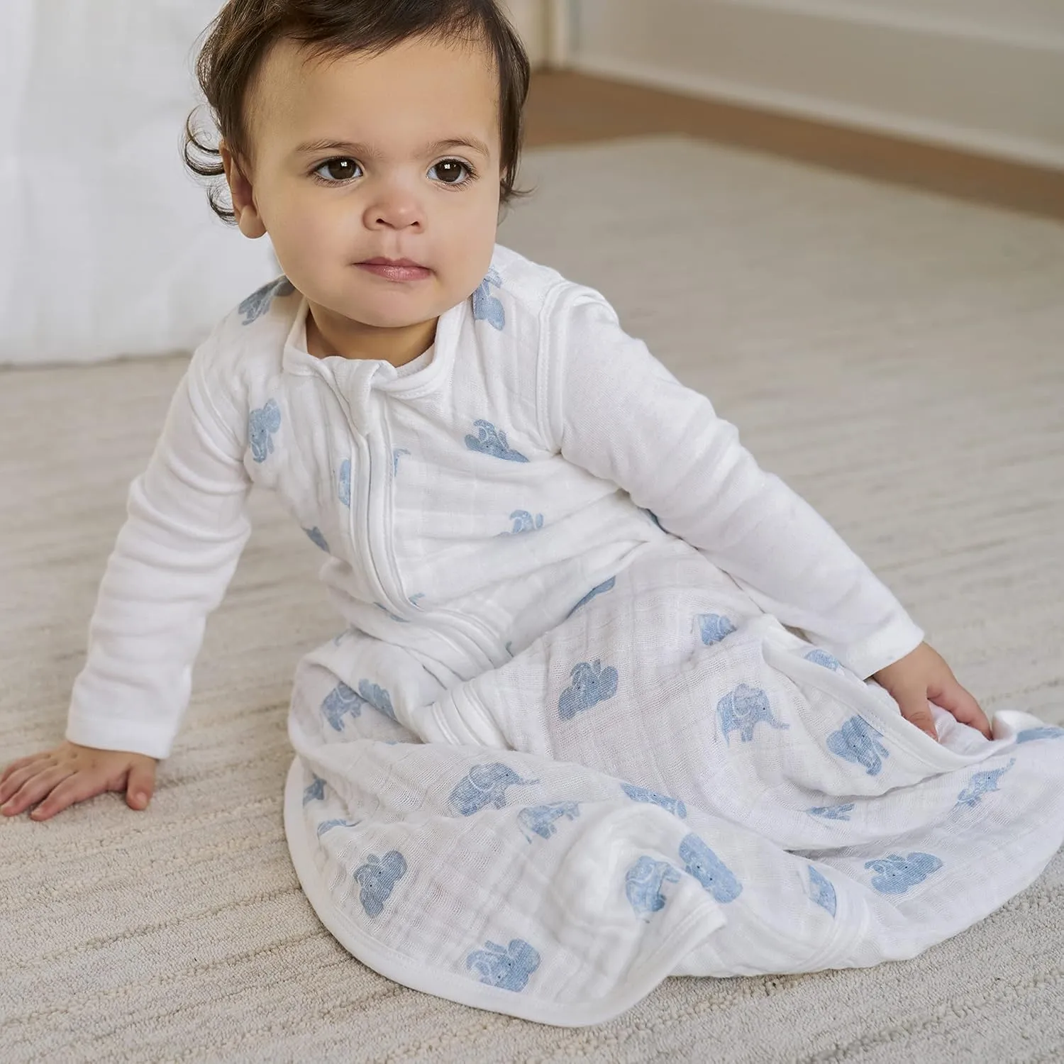 aden   anais Baby Sleeping Bag, Wearable Swaddle Blanket for Girls & Boys, Newborn Sleep Sack, Breathable & Lightweight