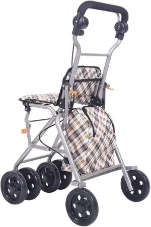 Adult Rolling Walker Folding Walker with Padded Seat and Wheels, Ergonomic Handles, Carry Bag, for Adult, Senior, Elderly & Handicap Lofty Ambition Thoughtful