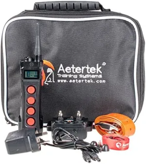 Aeteretk® At-919c Submersible Electronic Dog Training Shock Collar 1000 Yard Remote Rechargeable Stop Bark Collar (one Dog Collar)