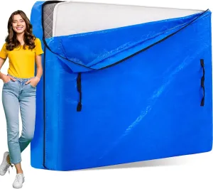 AlexHome Twin XL Mattress Storage Bag - Heavy Duty Tarp, Waterproof, Tear-Resistant, Eco-Friendly, Easy Carrier with Zipper Closure