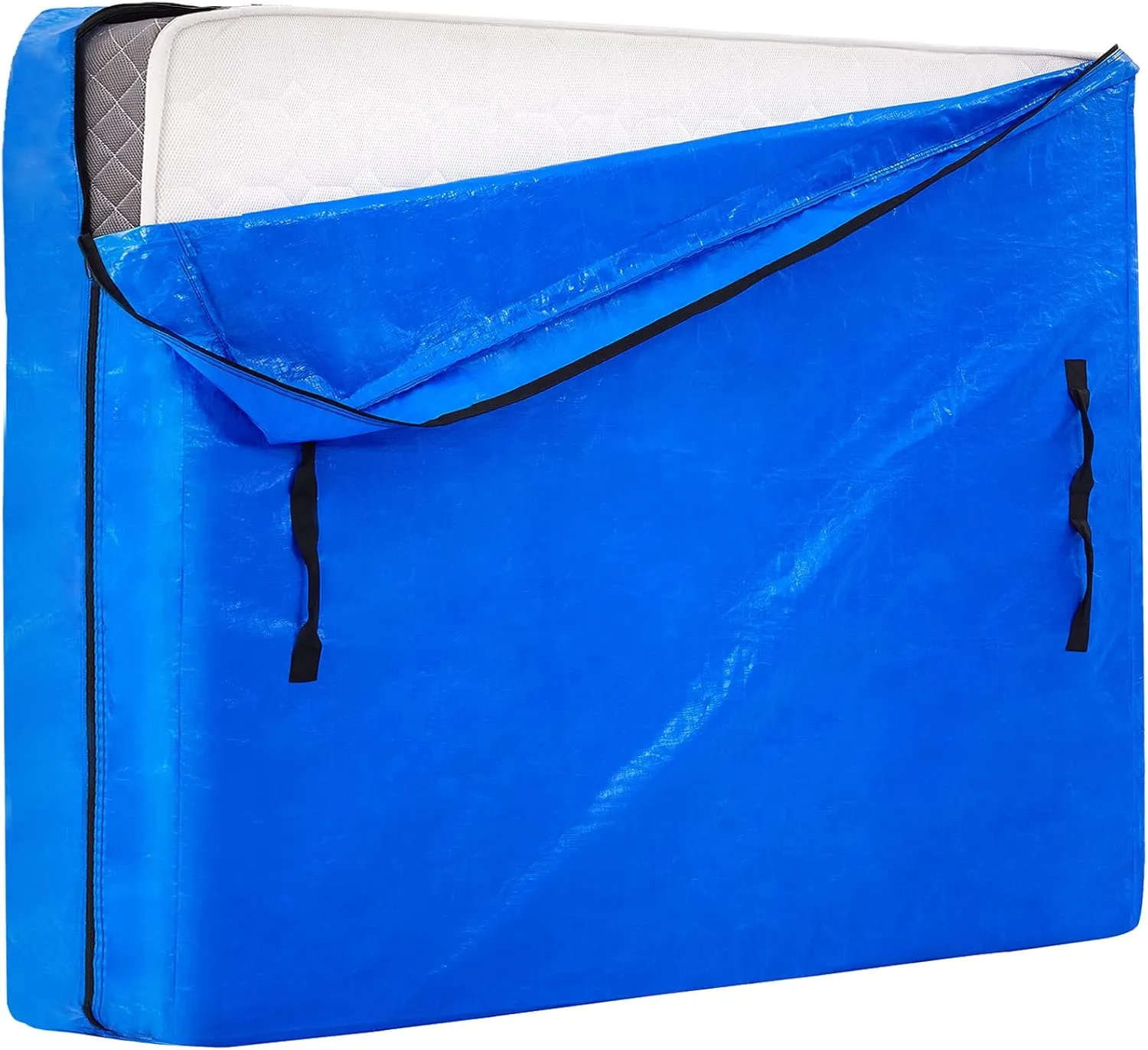 AlexHome Twin XL Mattress Storage Bag - Heavy Duty Tarp, Waterproof, Tear-Resistant, Eco-Friendly, Easy Carrier with Zipper Closure