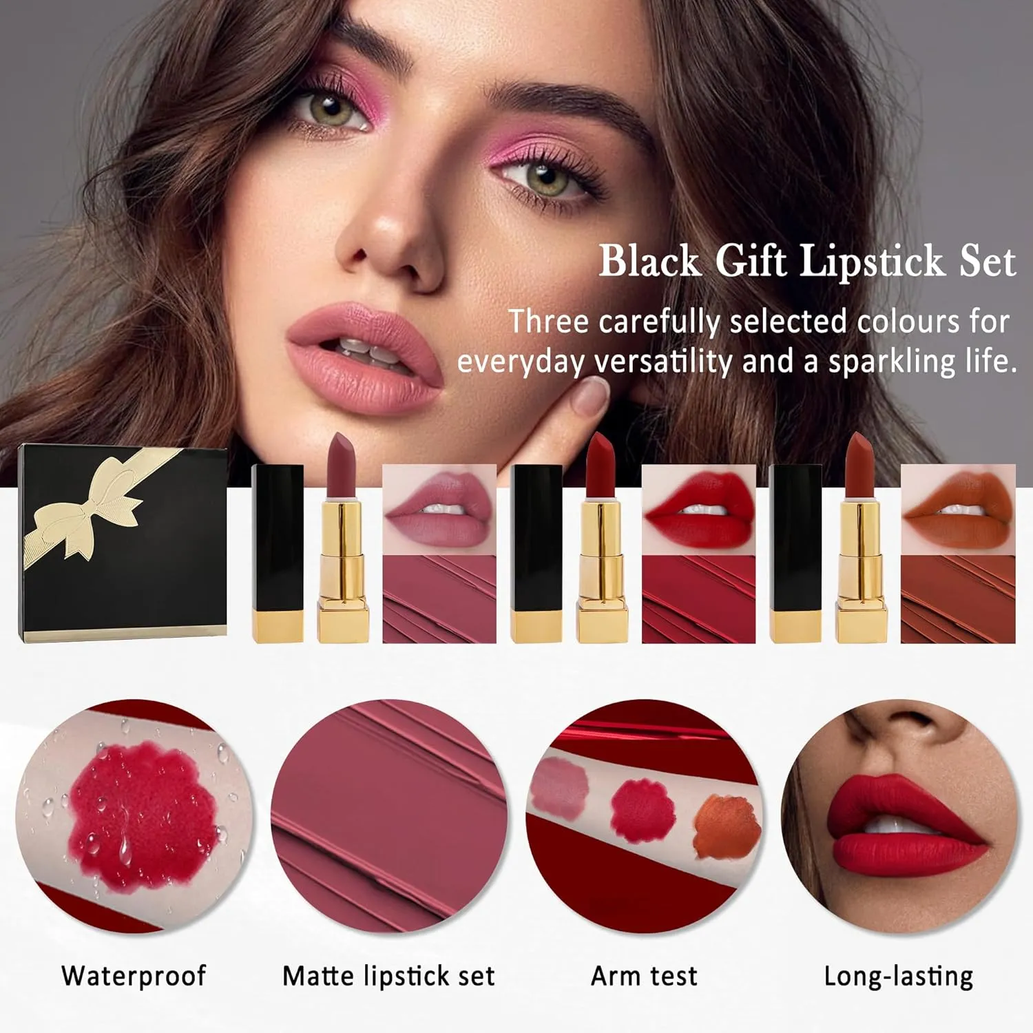 All in One Makeup Kit for Women Full Kit,Travel Makeup Kit for Teens,Make Up Gift Set with Everything,Foundation Eyeshadow Lipstick Eyebrow Blush Powder,Mother's Day Make Up Gift Set for Women-E