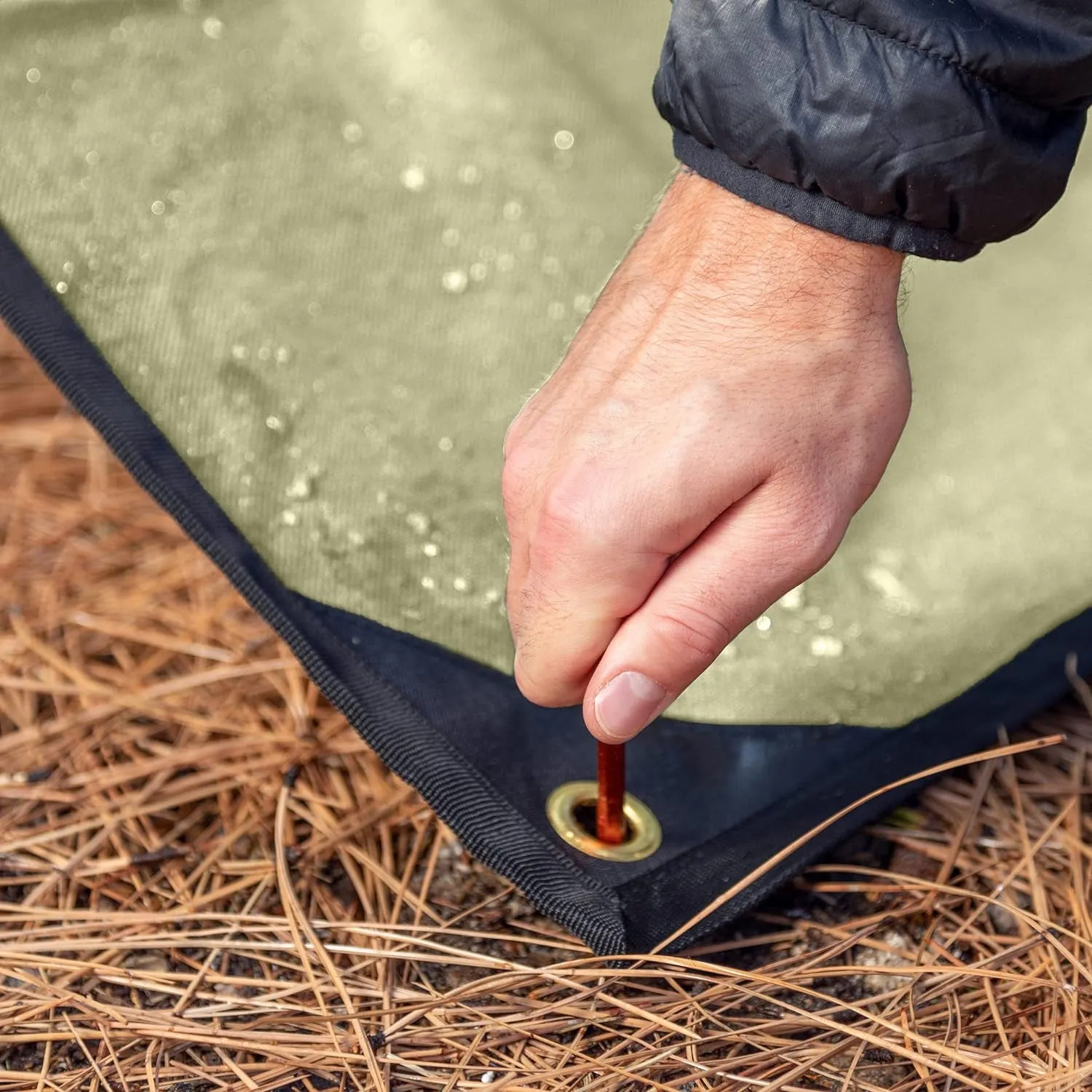 All-Weather Thermal Reflective XL Survival Tarp - Insulated Camping Shelter