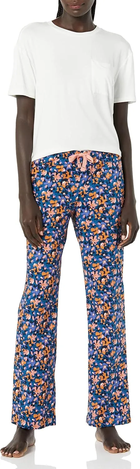 Amazon Essentials Women's Poplin Sleep Pant