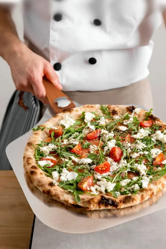 Anygleam 12*14 Inch Pizza Cutter and Shovel With Foldable Wooden Handle Bakeware Kitchen Tools Oxidation