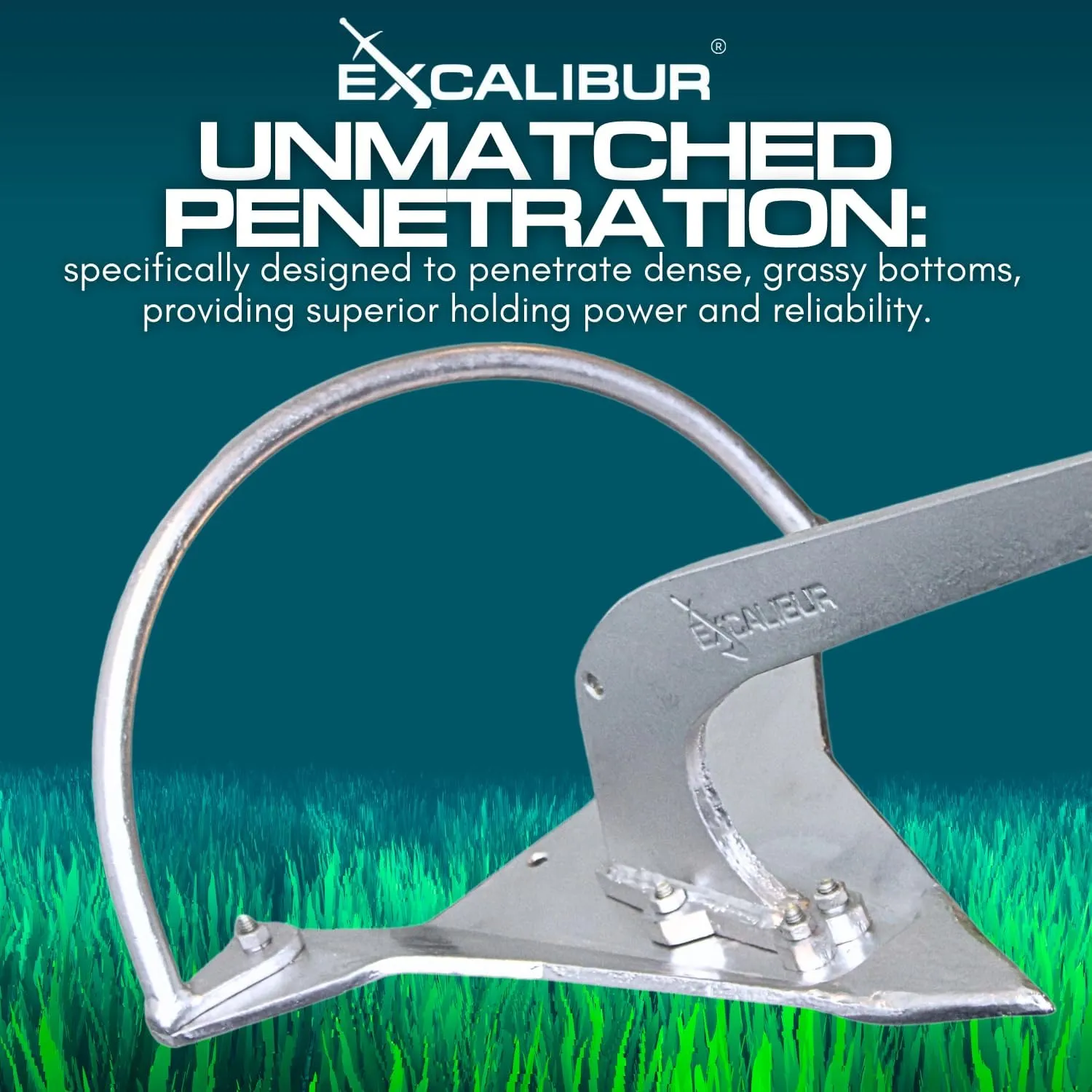 APEX Anchor: Next Gen Bolt-Together Hot Dipped Galvanized-Steel Shovel-Scoop Style Boat/Yacht/Sailboat Anchor (Available in 2.5 LB/1.1 KG - 175 LB/79.4 KG Sizes)