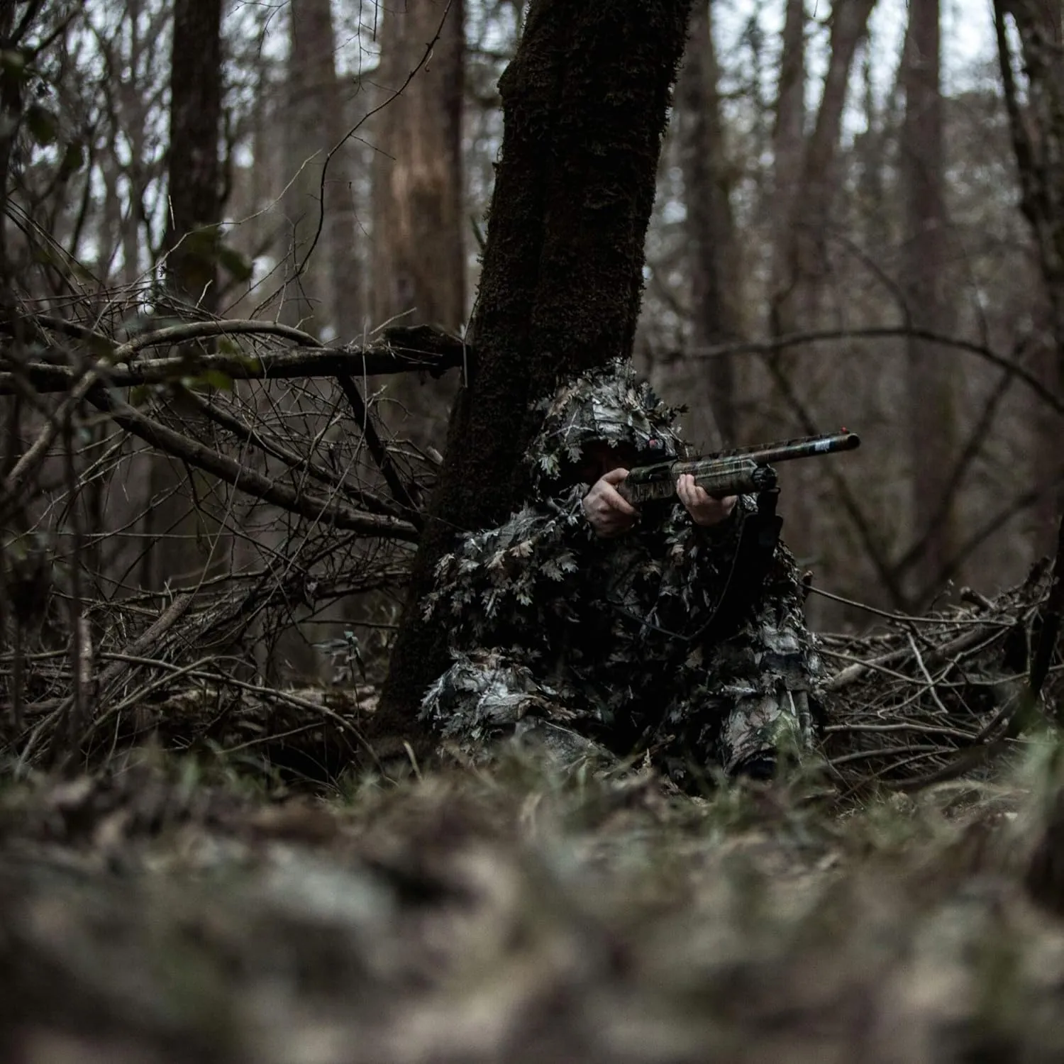Arcturus 3D Leafy Ghillie Suit -1,000 Laser-Cut Leaves | Lightweight, Breathable Camouflage for Hunting, Paintball & Airsoft