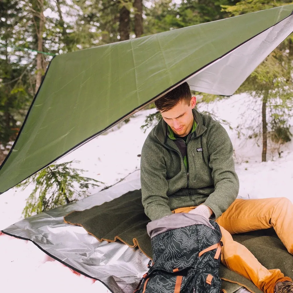 Arcturus Heavy Duty Survival Blanket | 5x7 ft All-Weather Emergency Tarp