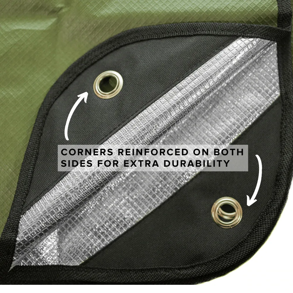 Arcturus Heavy Duty Survival Blanket | 5x7 ft All-Weather Emergency Tarp
