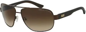 Armani Exchange AX2012S Aviator Sunglasses For Men   BUNDLE with Designer iWear Eyewear Care Kit