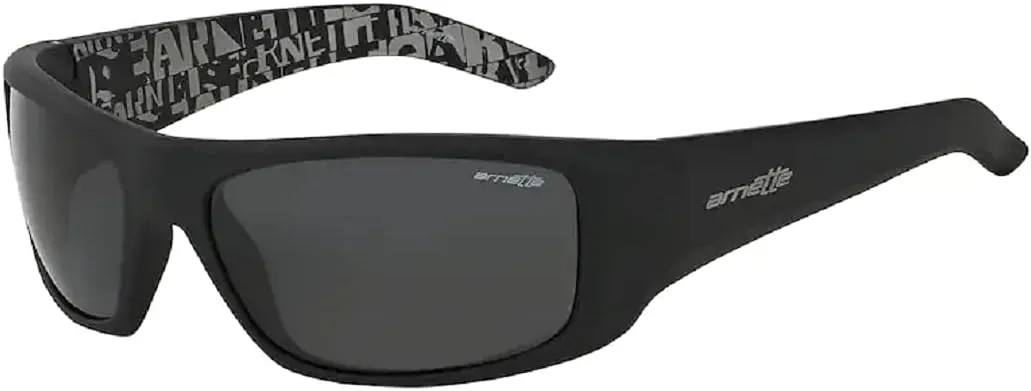 ARNETTE Hot Shot AN4182 Rectangle Sunglasses for Men   BUNDLE with Designer iWear Eyewear Care Kit