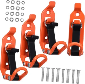 ARTIBETTER Roof Rack Shovel Mount Accessory Orange Shovel Holder Overlanding Gear