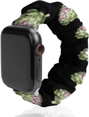 Artichoke Hand-Drawn Fashion Watch Strap Scrunchies Wristbands Compatible With IWatch Series