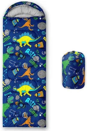 Axolotl Hiking Sleeping Bag for Kids–Lightweight Warm Cold Weather Sleeping Bags,Waterproof Portable Sleeping Bag Hiking and Backpacking Sleeping Bag,3 Season Cold Weather Sleeping Bag Fit Boys,Black