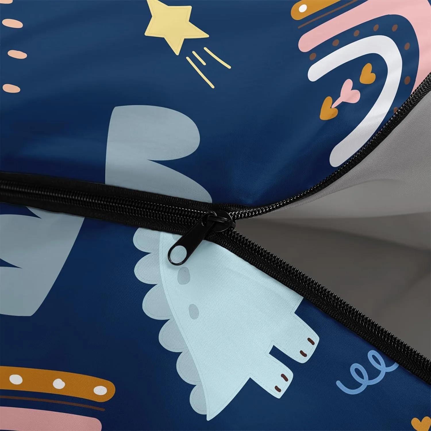 Axolotl Kawaii Sheep Sleeping Bag,3 Season Warm and Cool Weather Moon and Star Sleeping Bags for Kids Girls Teens,Cloud Waterproof Lightweight Sleeping Bags for Traveling,Outdoors Camping Equipment
