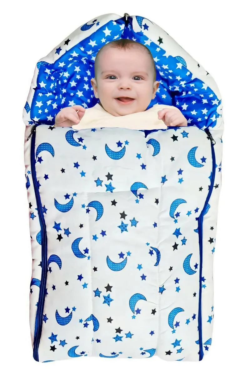 Baby Cotton Printed Sleeping Bag with Zip (Pack Of 1)