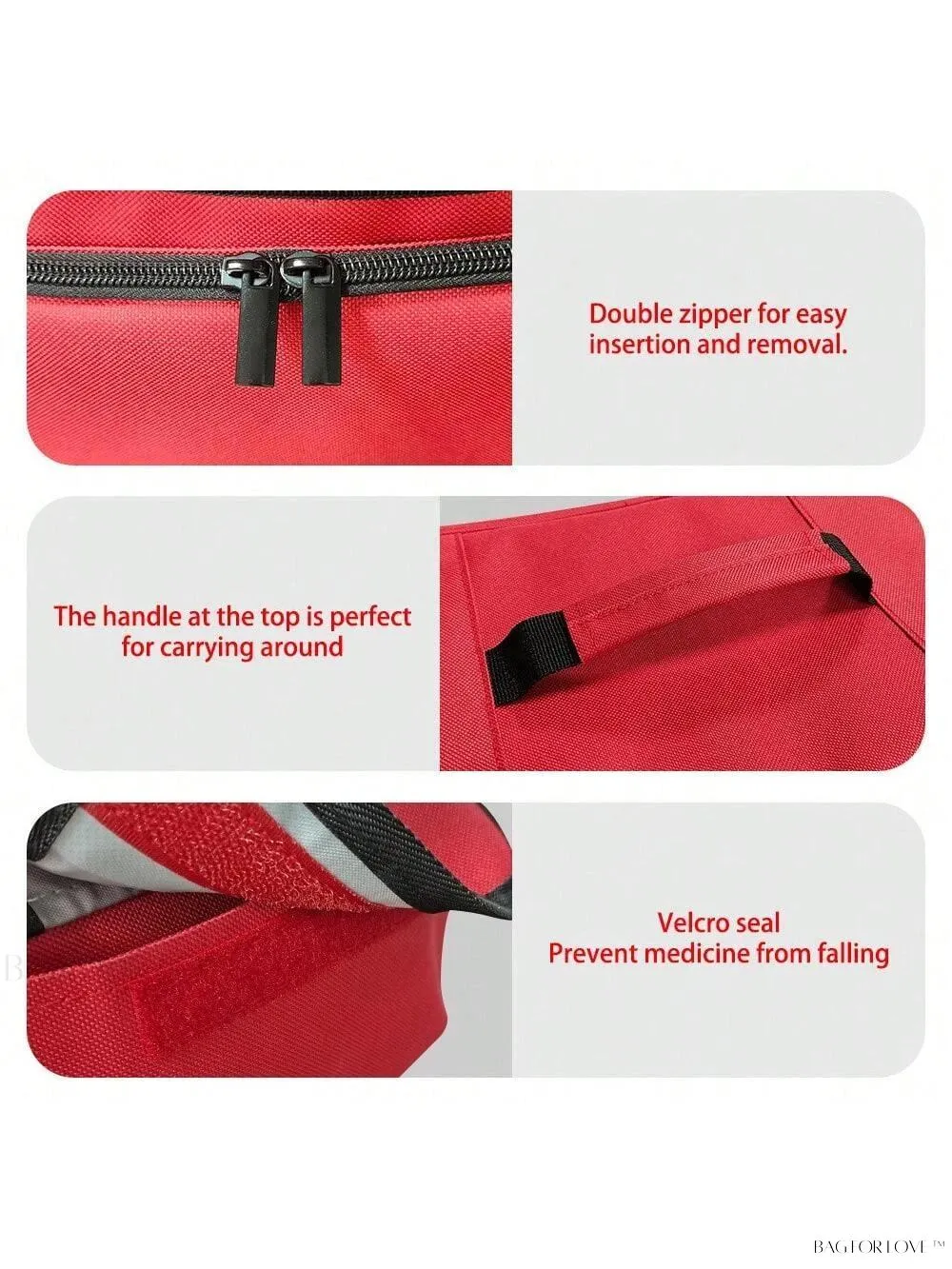 BagForLove - Family First Aid Kit Essentials Organizer