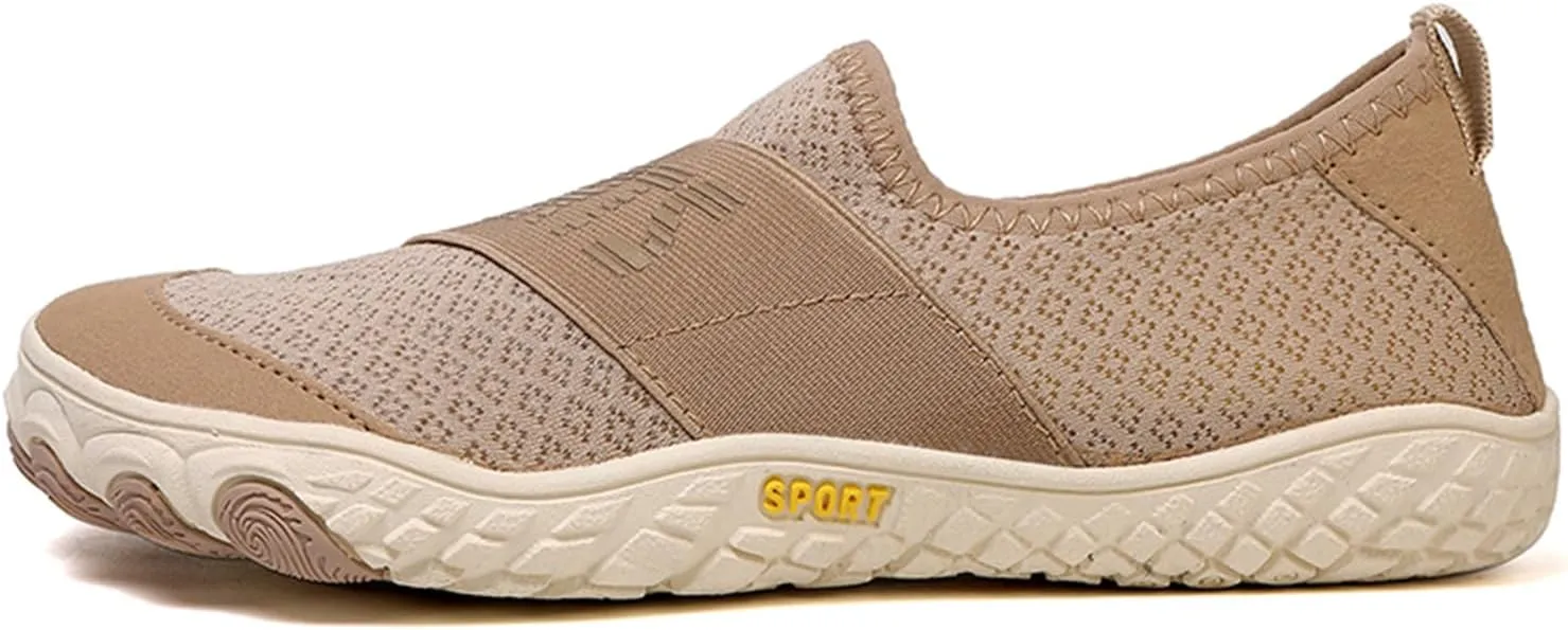 Barefoot Water Shoes for Women, Slip on Quick Dry Aqua Shoes for Swim Beach Hiking Boating River Outdoor Pool Gym