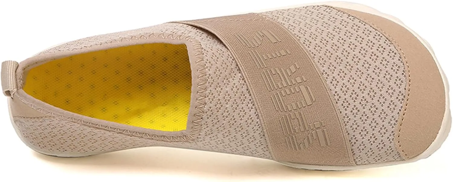 Barefoot Water Shoes for Women, Slip on Quick Dry Aqua Shoes for Swim Beach Hiking Boating River Outdoor Pool Gym