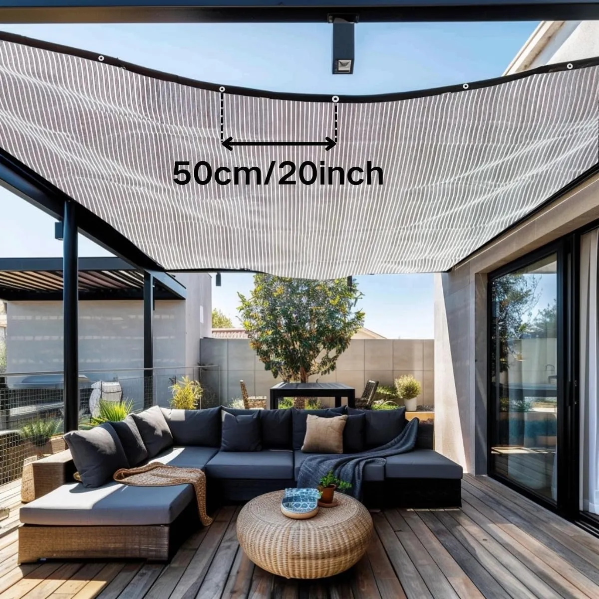 BeGrit Aluminet Shade Cloth 95%-99% Aluminum Shade Cloth Sun Reflective Tarp for Garden, Patio, Greenhouse, Pergola, Car, Kennel Shade 10x20ft