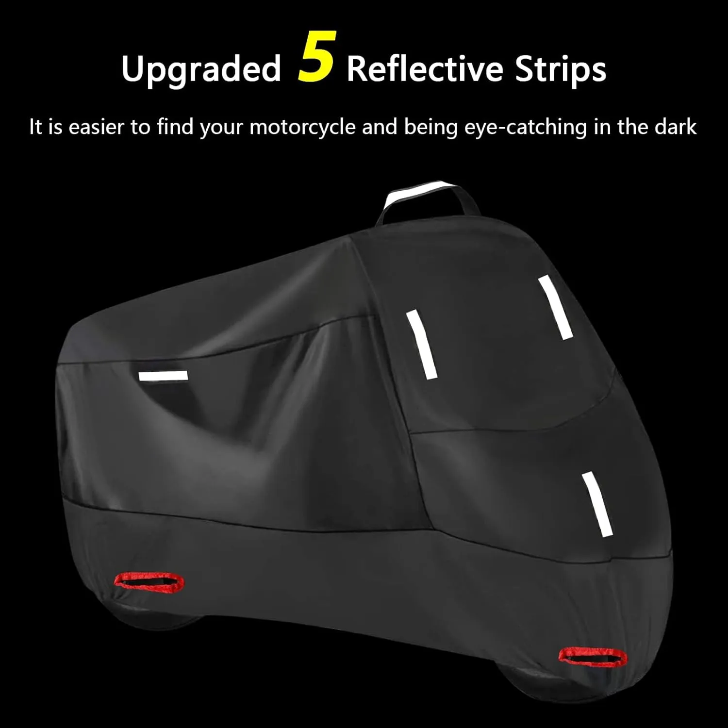 Bicycle Cover, 300D Oxford Bike Tarp Storage for 1 Bike All Season Protection for Mountain Road City Bikes Fixed Gear (S: 68" x 33" x 39")