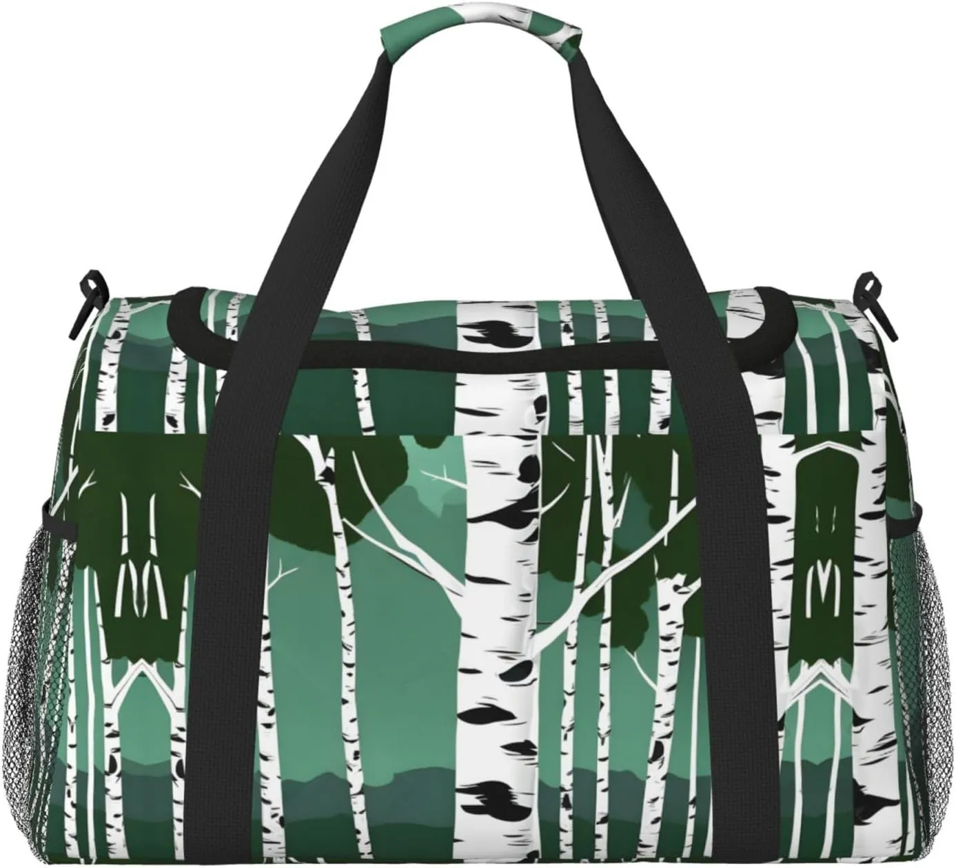 Birch Trees print Weekender Overnight Carry On Bag Gym Luggage Bag Duffel Bag for Travel Women